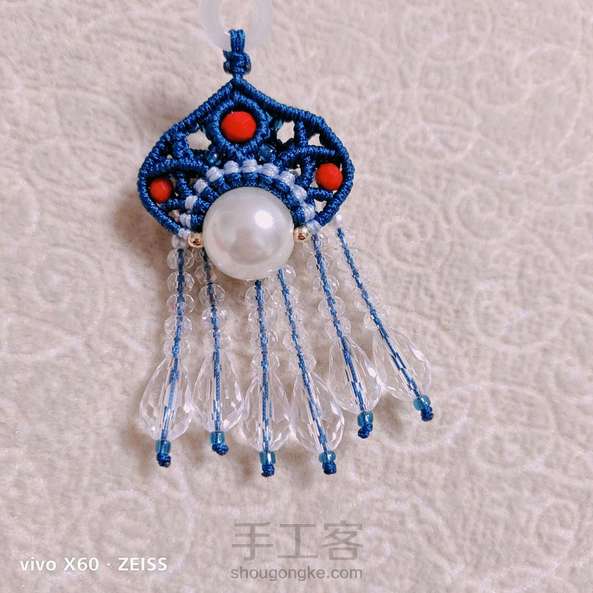 小花嫁手机链(下)