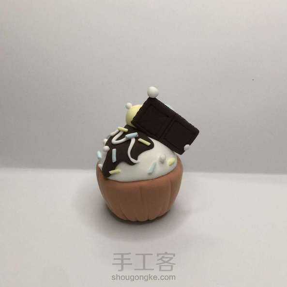【原创】粘土手作 纸杯小蛋糕🍰