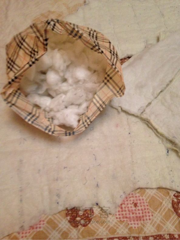 过时的棉衣外套拆棉做棉被 旧物改造