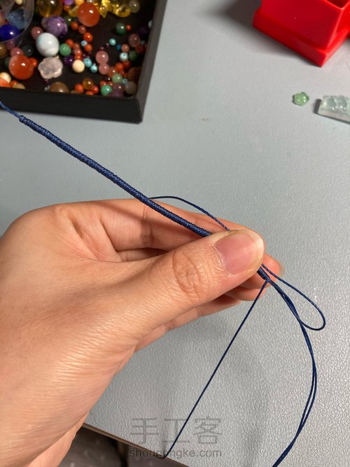 长绕线钥匙扣的一些改良 吊坠收尾