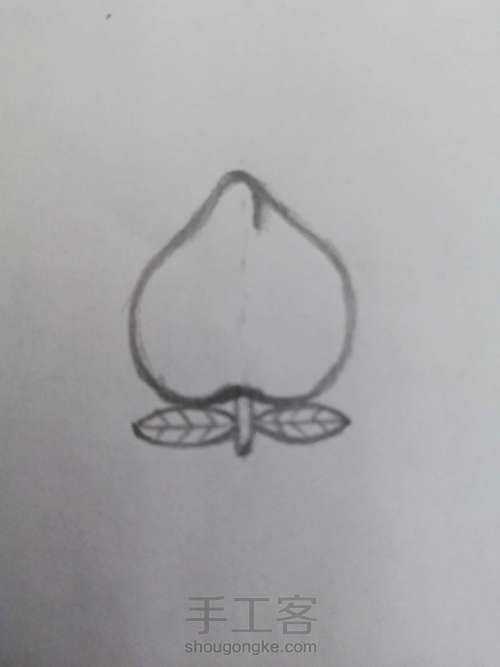 桃子简笔画