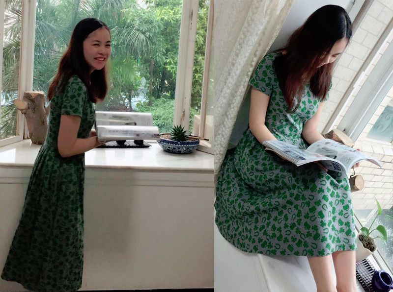 夏天午后的惬意时光里怎少得了这款裙裁剪舒适小清新的裙子呢 夏天午后的惬意时光里怎少得了这款裙裁剪舒适小清新的裙子呢